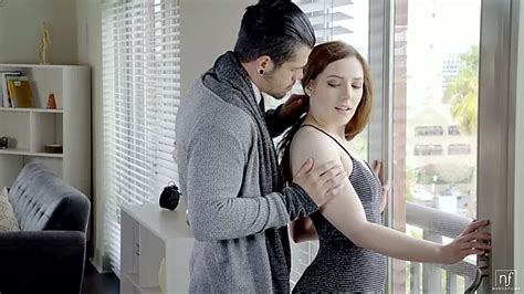 Straight Haired Blonde Cutie Goes Solo And Flashes Her Inviting Pussy