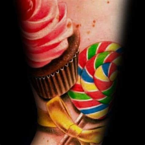 60 Candy Tattoo Ideas For Men Sweet Designs