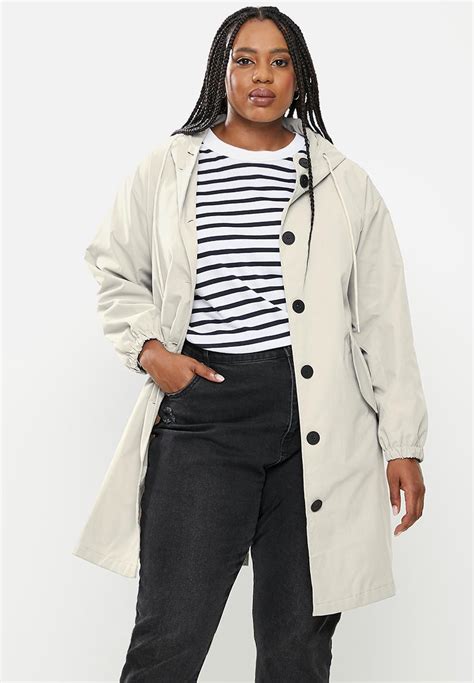 Classic Hooded Trench Light Grey Dailyfriday Jackets Coats