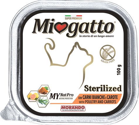 Вологий корм для стерилізованих кішок Morando MioGatto Sterilised with ...
