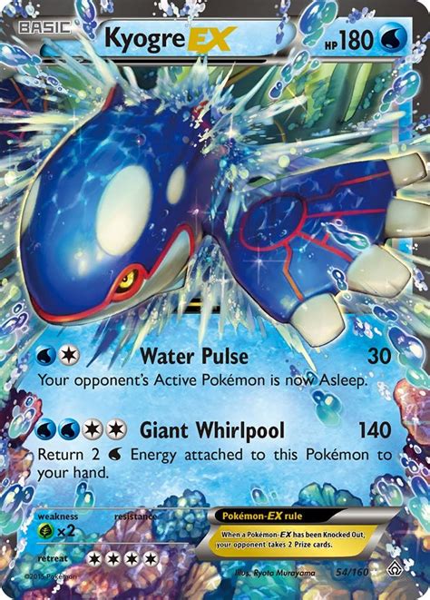 Kyogre Ex Xy Primal Clash Pokemon