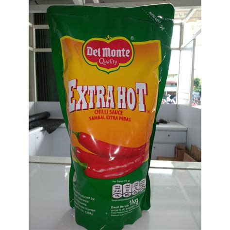 Jual Delmonte Extra Hot Sambal Extra Pedas 1kg Shopee Indonesia
