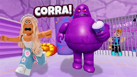 Fomos Pegos Pelo Grimace Fuga Pica Da Pris O No Roblox Grimace