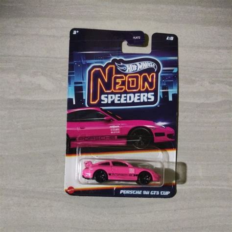 Hot Wheels Neon Speeders Porsche Gt Shopee Malaysia