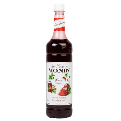 Monin Strawberry Syrup 1ltr