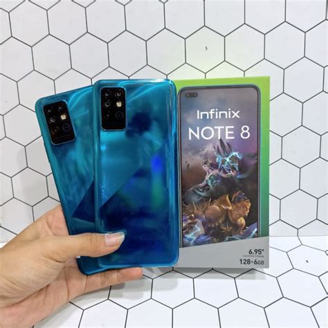 Jual Infinix Note 8 Ram 6 128GB Hp Second Fullset Seken Bekas Shopee