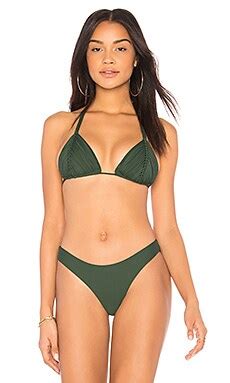 PQ Isla Bikini Top In Envy REVOLVE