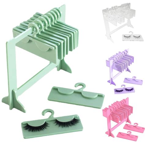 False Eyelash Storage Eyelash Acrylic Hanger Rack Eyelash Extensions