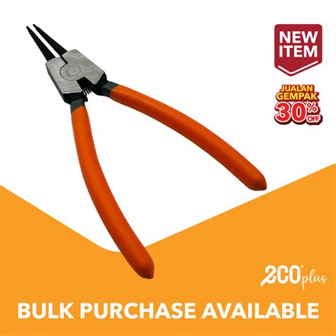 Eco Plus Harden Straight Jaw External Circlip Plier 9 Inch 9 2cm X