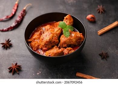 Spicy Red Chicken Curry Goan Style Stock Photo 1972174379 Shutterstock