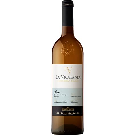 Vino Blanco Tempranillo Doca Rioja Botella Cl La Vicalanda