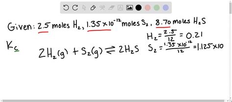 Solved At A Certain Temperature Mol Of N And Mol Of H