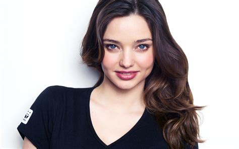 Miranda Kerr Women Model Brunette Blue Eyes Face Long Hair Wavy