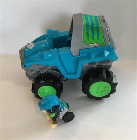 PAW PATROL DINO Rescue Rexs Deluxe Rev Up Vehicle With Figure