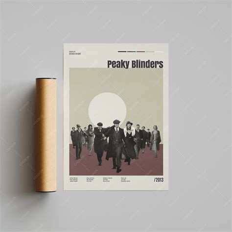 Peaky Blinders, Cillian Murphy, Vintage Movie Poster