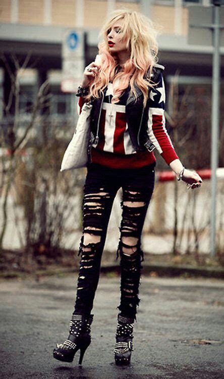 Rock Style Punk Dress Punk Outfits Womens Fashion Edgy