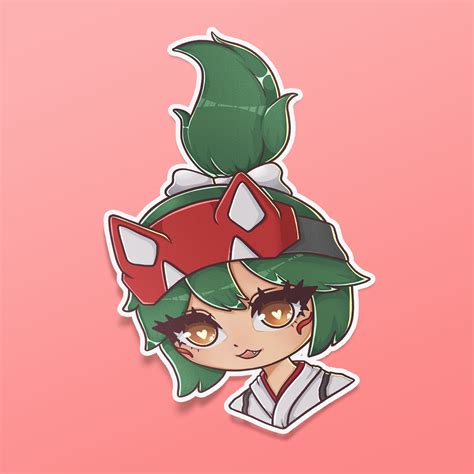 Chibi Kiriko Overwatch Vinyl Sticker Etsy