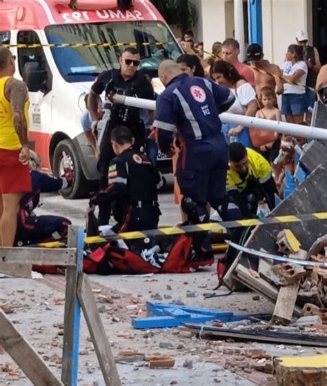 Carro Cai De Estacionamento E Atinge Mulher Na Cal Ada Em Balne Rio