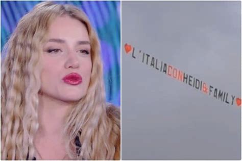 Aereo Per Heidi Baci Destabilizza I Concorrenti Del Gf Fuori C