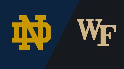 Notre Dame Vs Wake Forest Second Round Acc Mens Tournament 3 14