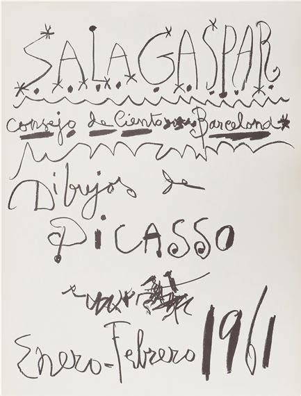 Joan Miró Sala Gaspar exhibition poster 1981 MutualArt