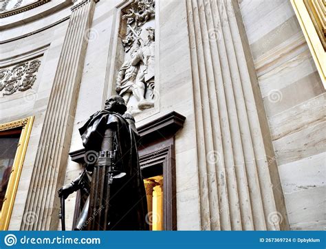 A Statue of George Washington in the U.S. Capitol. Editorial Stock ...