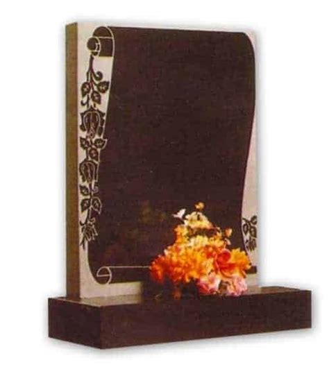 Black Granite Headstone - Joseph A Hey & Son Ltd