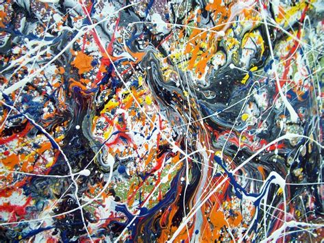 Pollock Style Painting at PaintingValley.com | Explore collection of ...