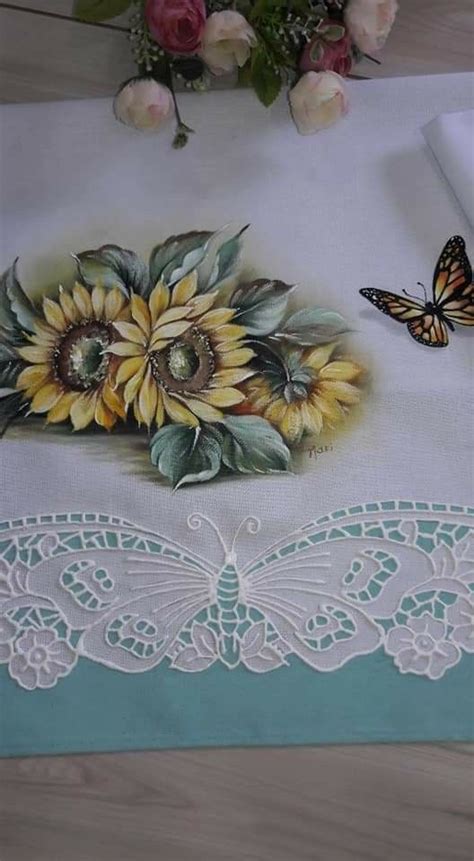 Pin De Rossy Lladre Em Pintura Textil Pintura Em Renda Pintura Em