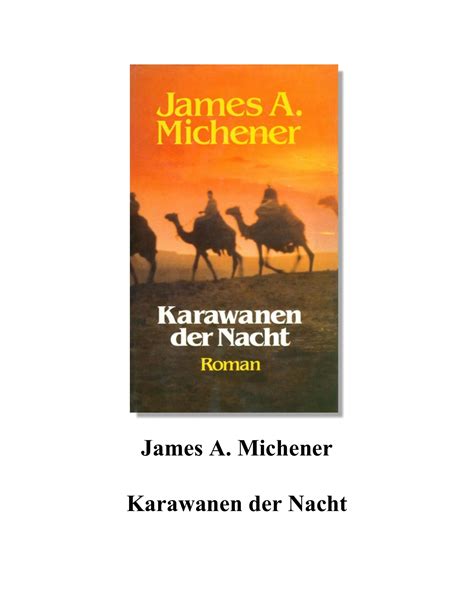 James A Michener Karawanen Der Nacht Pdf DocDroid