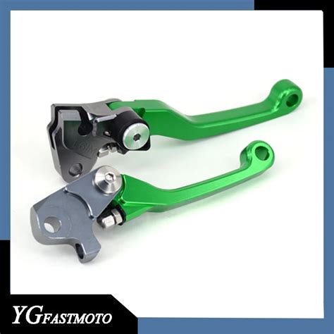 Aluminum CNC Pivot Foldable Clutch Brake Lever For Kawasaki KX250F