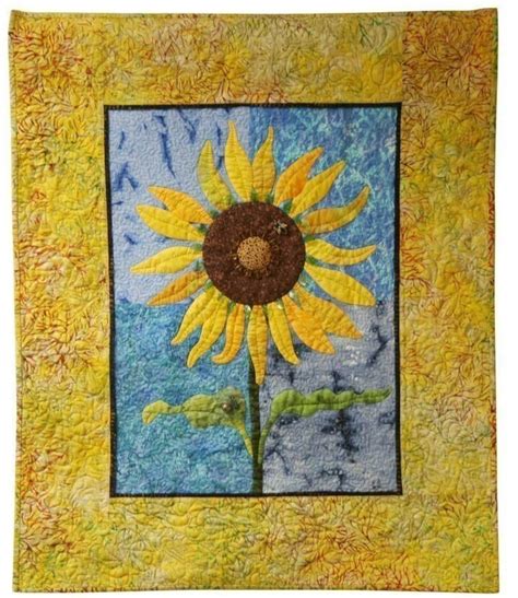 25 Lovely Sunflower Quilt Block Designs