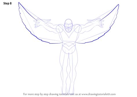 Learn How To Draw The Falcon Marvel Comics Step By Step Drawing