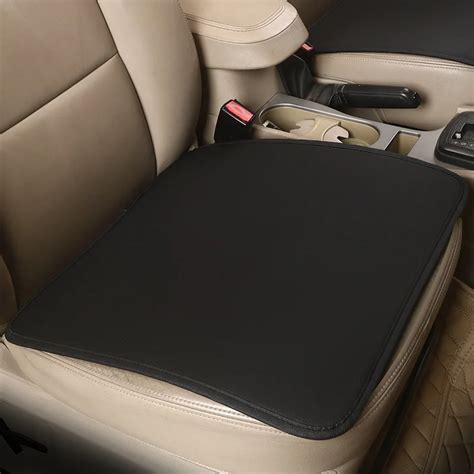 Funda de asiento de cuero Pu para Interior de coche Fundas de cojín