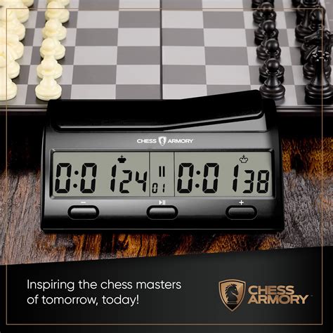 Reloj De Ajedrez Digital Avanzado Chess Armory Tempor B Cz Yh