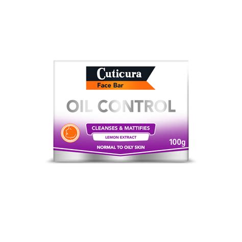 Cuticura Oil Control Face Bar Soap 100g Oil Control Range