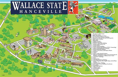 Campus Map 2016 by Wallace State Community College - Issuu