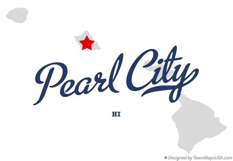 Map of Pearl City, HI, Hawaii