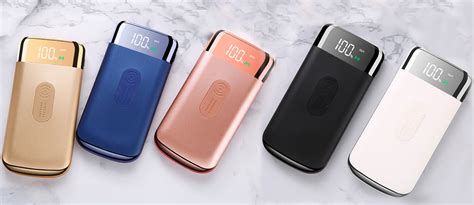 Customised 10000mah QI Wireless Powerbank With LED Indicator Light