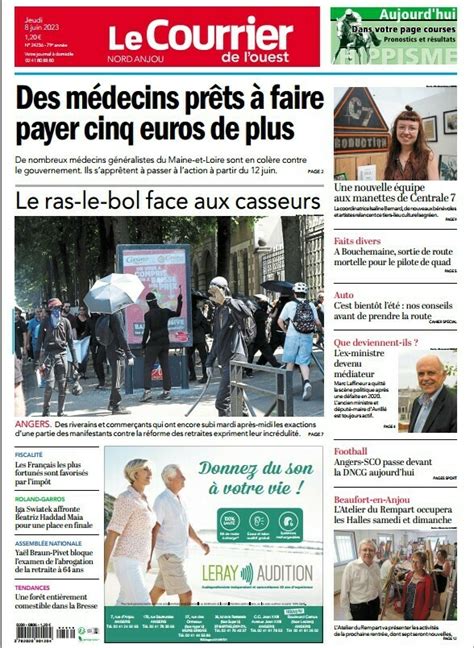 Arc Atlantique Press on Twitter RT courrierouest Bonjour à tous