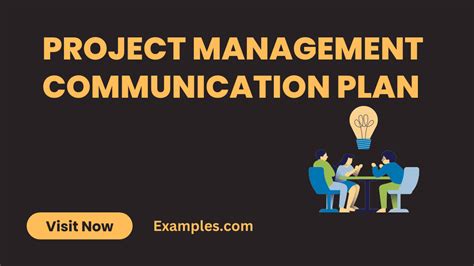 Project Management Communication Plan Examples How To Create