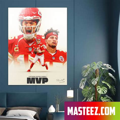 Kansas City Chiefs Super Bowl LVII Patrick Mahomes II Poster Canvas