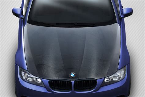 2006 2011 BMW 3 Series Carbon Fiber Hoods Duraflex Body Kits