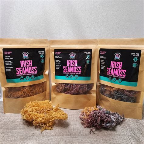 St Lucia Wildcrafted Sea Moss Purple Sea Moss Full Spectrum Etsy