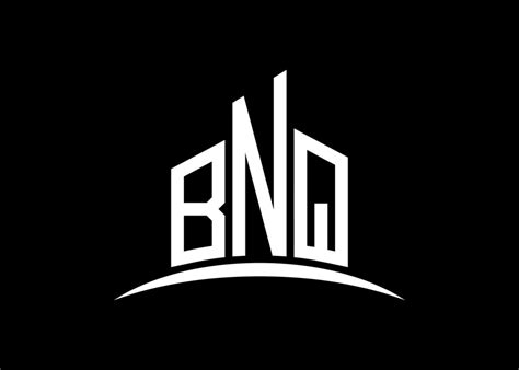 Premium Vector Letter Bnq Building Vector Monogram Logo Design