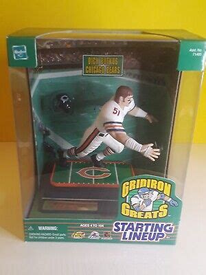 Dick Butkus Chicago Bears Figure Nib Slu Starting Line Up Gridiron