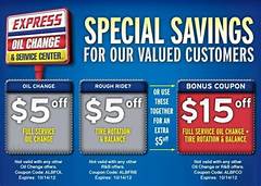 Express Oil Change Coupons And Services