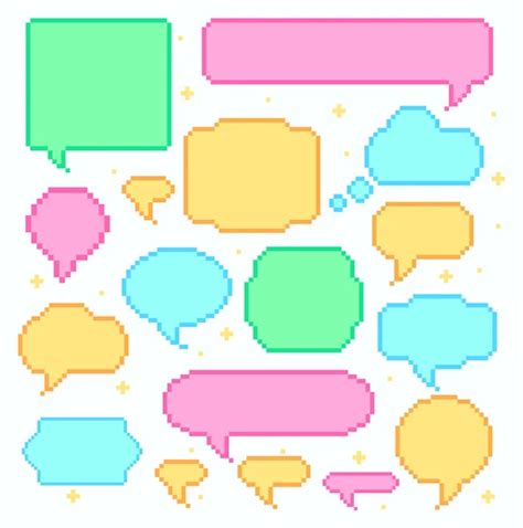 Pixel Speech Bubble Vector Images Depositphotos