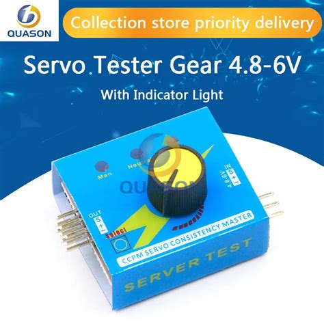 Servo Tester Gear Test Ccpm Consistency Master Checker Ch V With