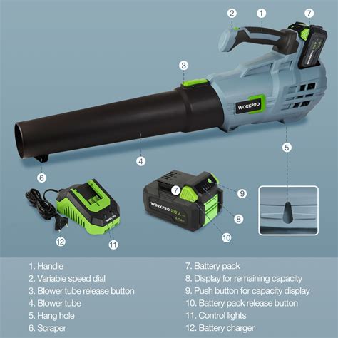 Buy Cordless Leaf Blower with 4.0Ah Battery and Quick Charger Online - My Tools Hut